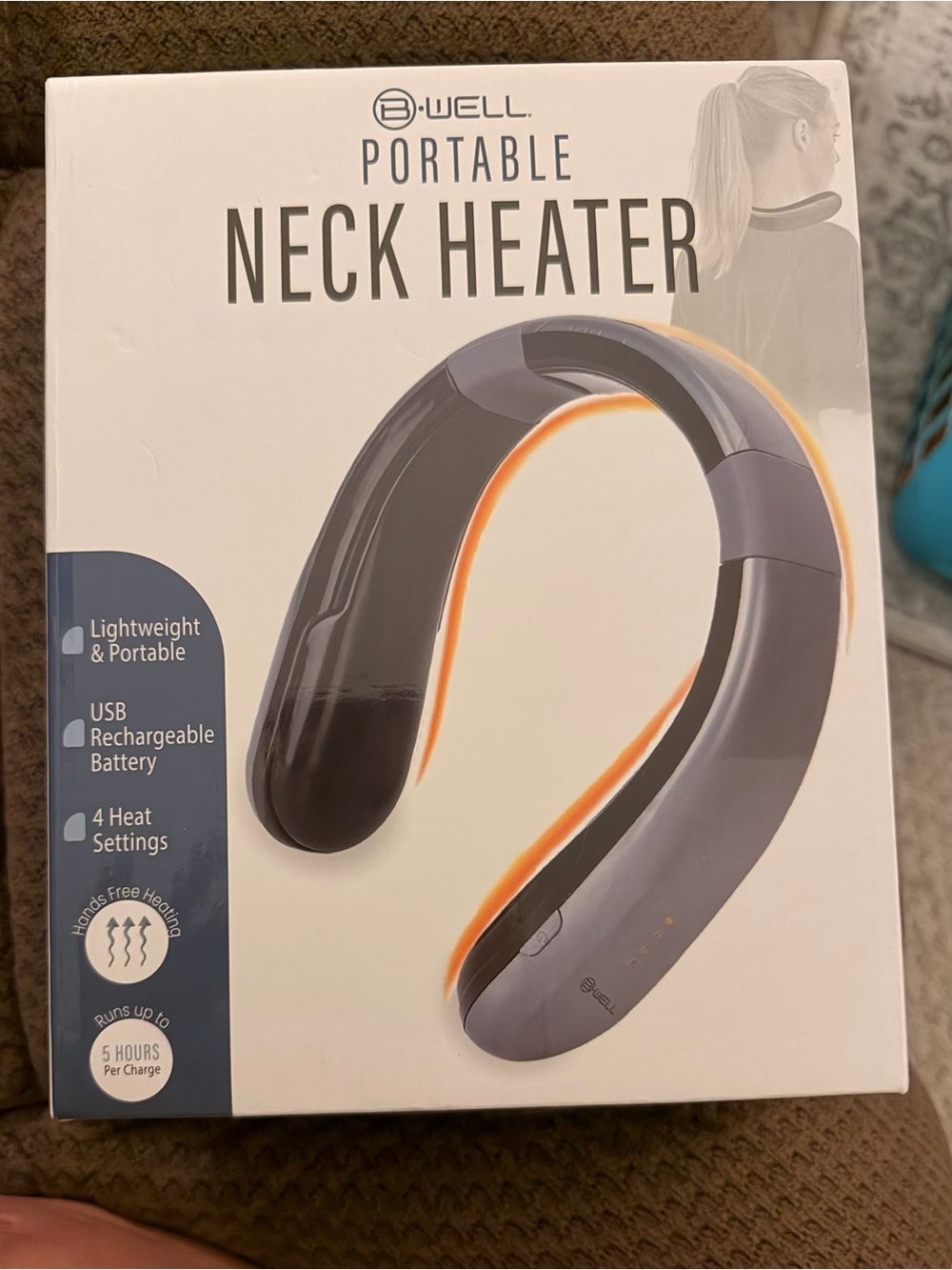 Portable Neck Heater - Gray